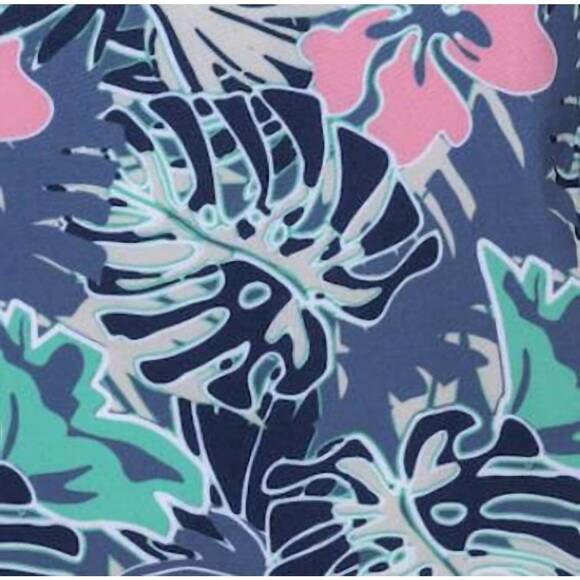 NEW SOUTHERN TIDE grand palms swim trunks in simply green